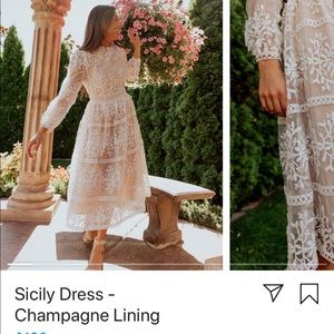 IvyCityCo Sicily Dress- Champaign’s lining